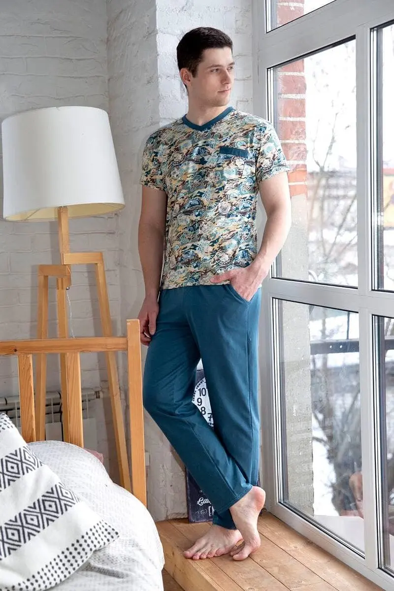 Костюм Lika Dress домашний милитари тёмно-зелёный