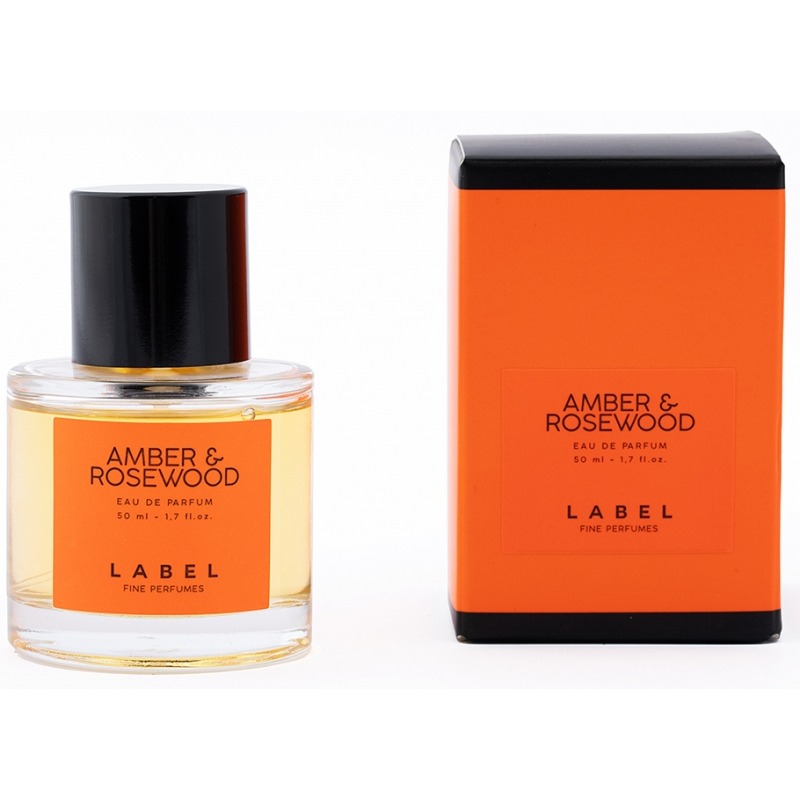 Amber & Rosewood Label