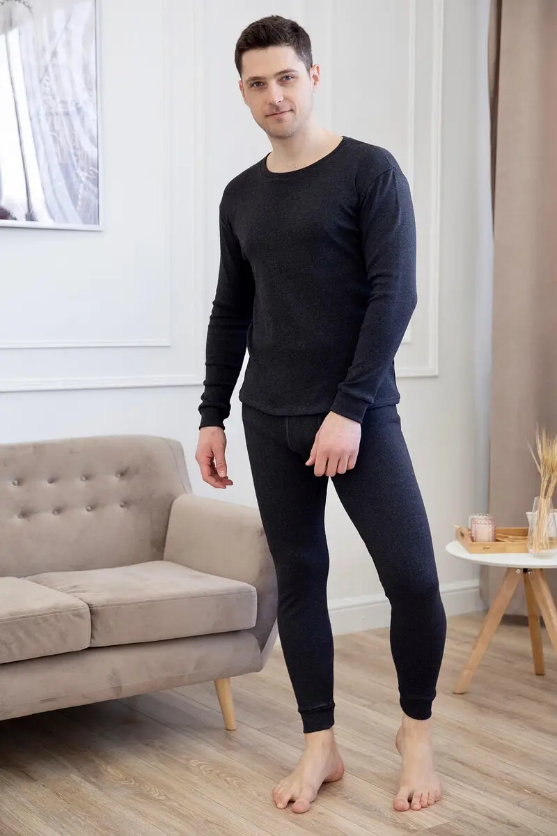 Мужской костюм термобельё тёмно-серый Lika Dress