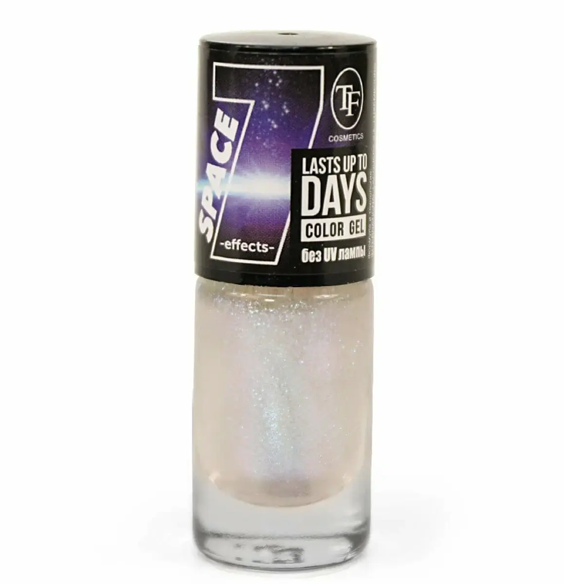 Лак для ногтей TF COLOR GEL SPACE тон 350 Космическое сияние 8мл TF COSMETICS гелевый без UV-лампы глянцевый 8мл