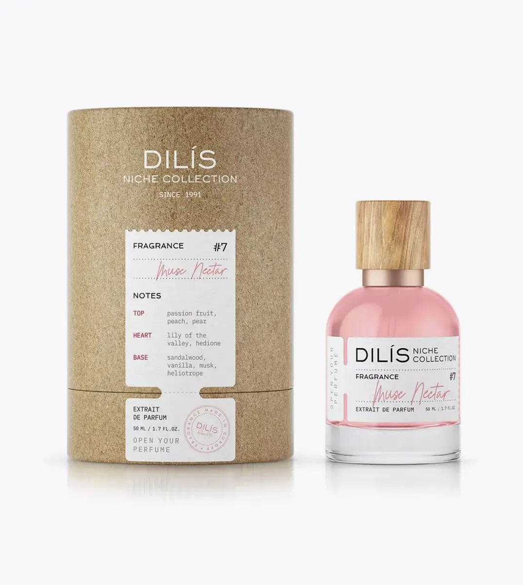 Dilis Niche Collection Духи для женщин Musc Nectar 50 мл фруктово-цветочный с нотами ванили 50 мл