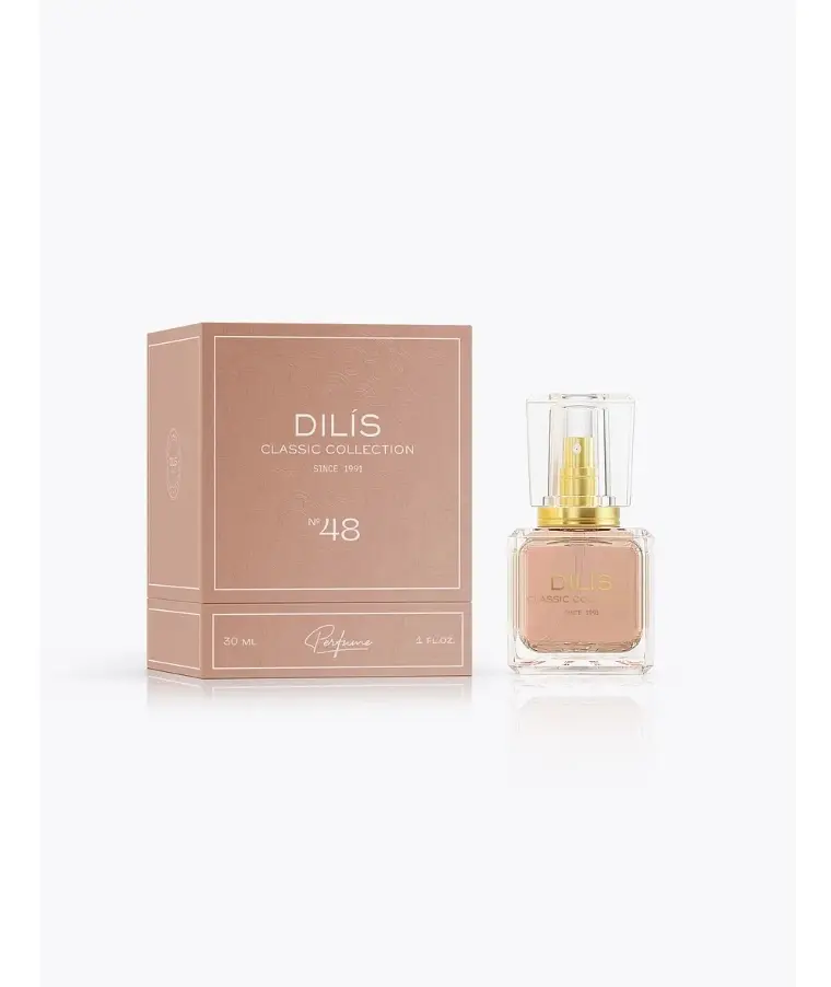 Духи Dilis Classic Collection №48 Каролина Херерра-212 VIP Розе 30 мл с нотами мандарина и розы 30 мл для женщин
