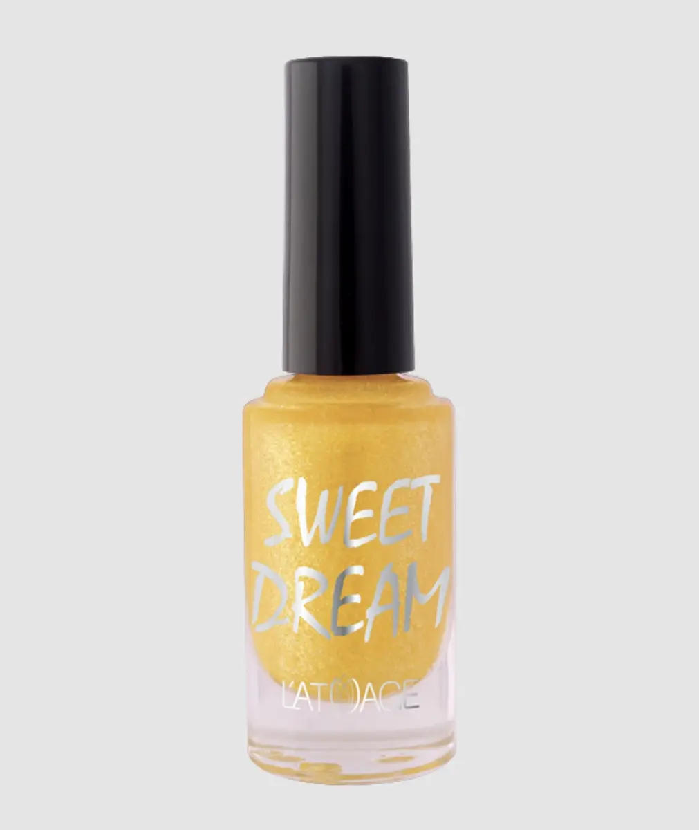 Лак для ногтей L'atuage Sweet Dream тон 507 желтый перламутровый песок 9 г для дизайна ногтей перламутровый желтый 9 г