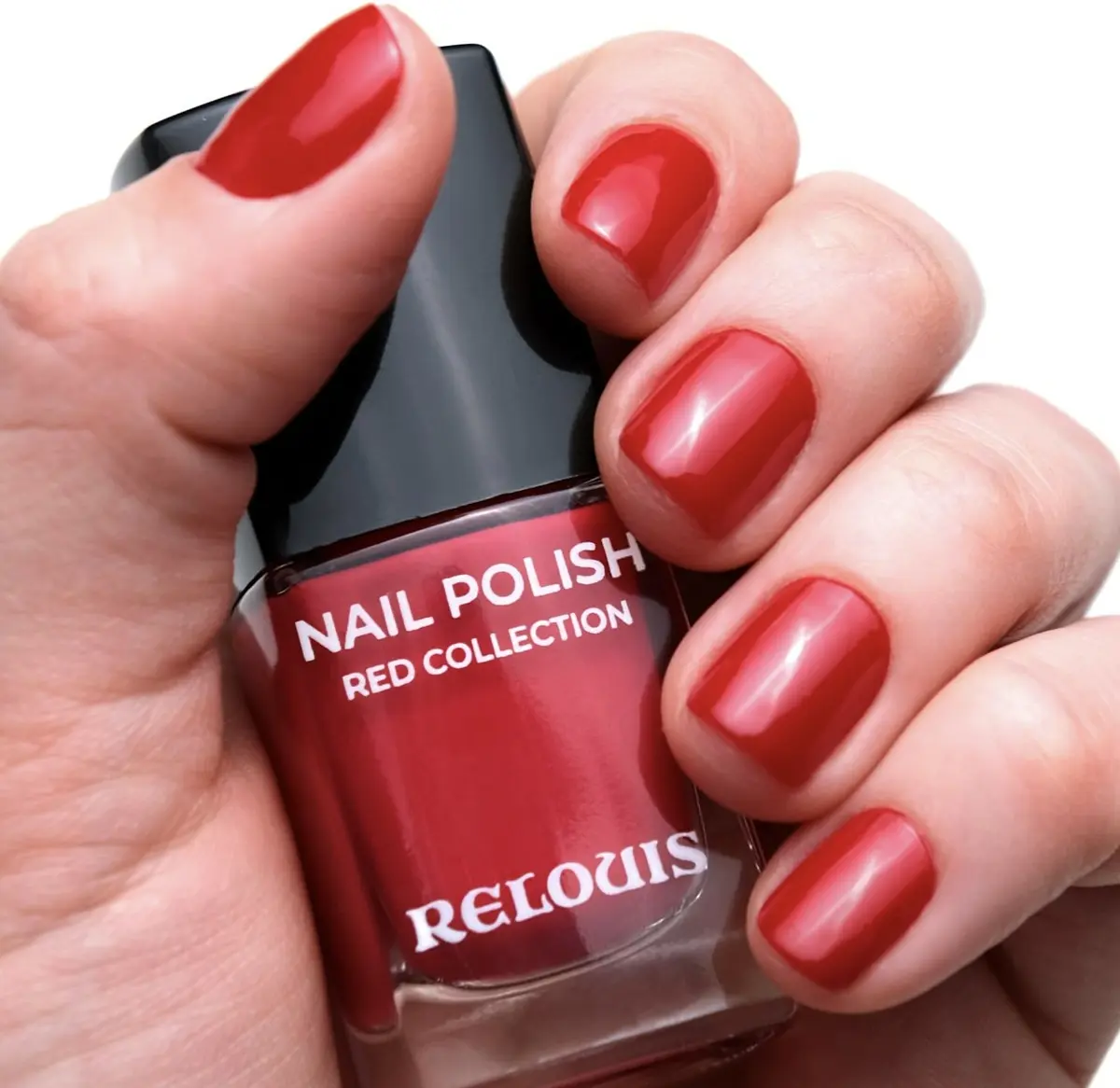 Лак для ногтей Relouis Red Collection №03 яркий теплый красный