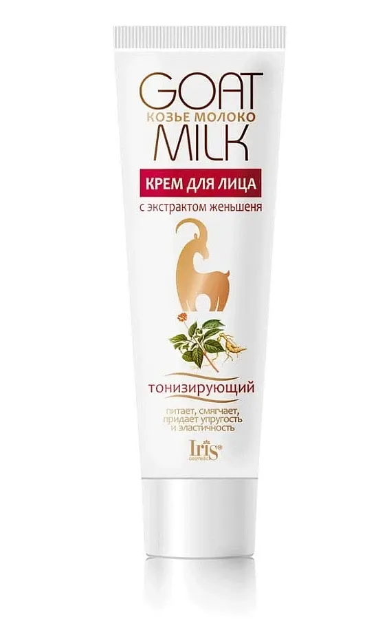 Крем IRIS Cosmetic тонизирующий с экстрактом женьшеня 100 мл тонизирующий с экстрактом женьшеня 100 мл для любого типа кожи
