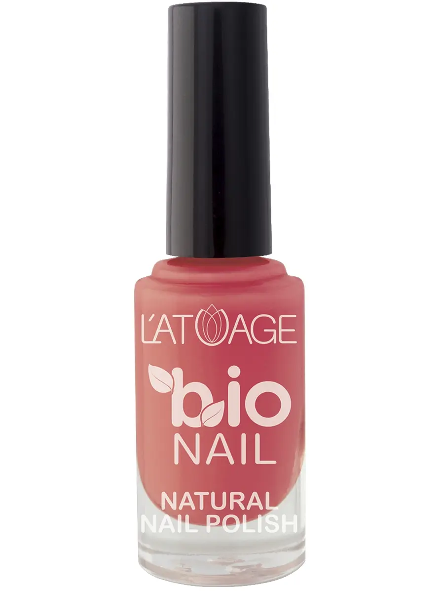 Лак для ногтей L'atuage BIO NAIL тон 808 розовый