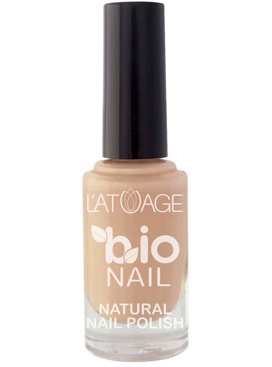 Лак для ногтей L'atuage BIO NAIL тон 804 бежевый