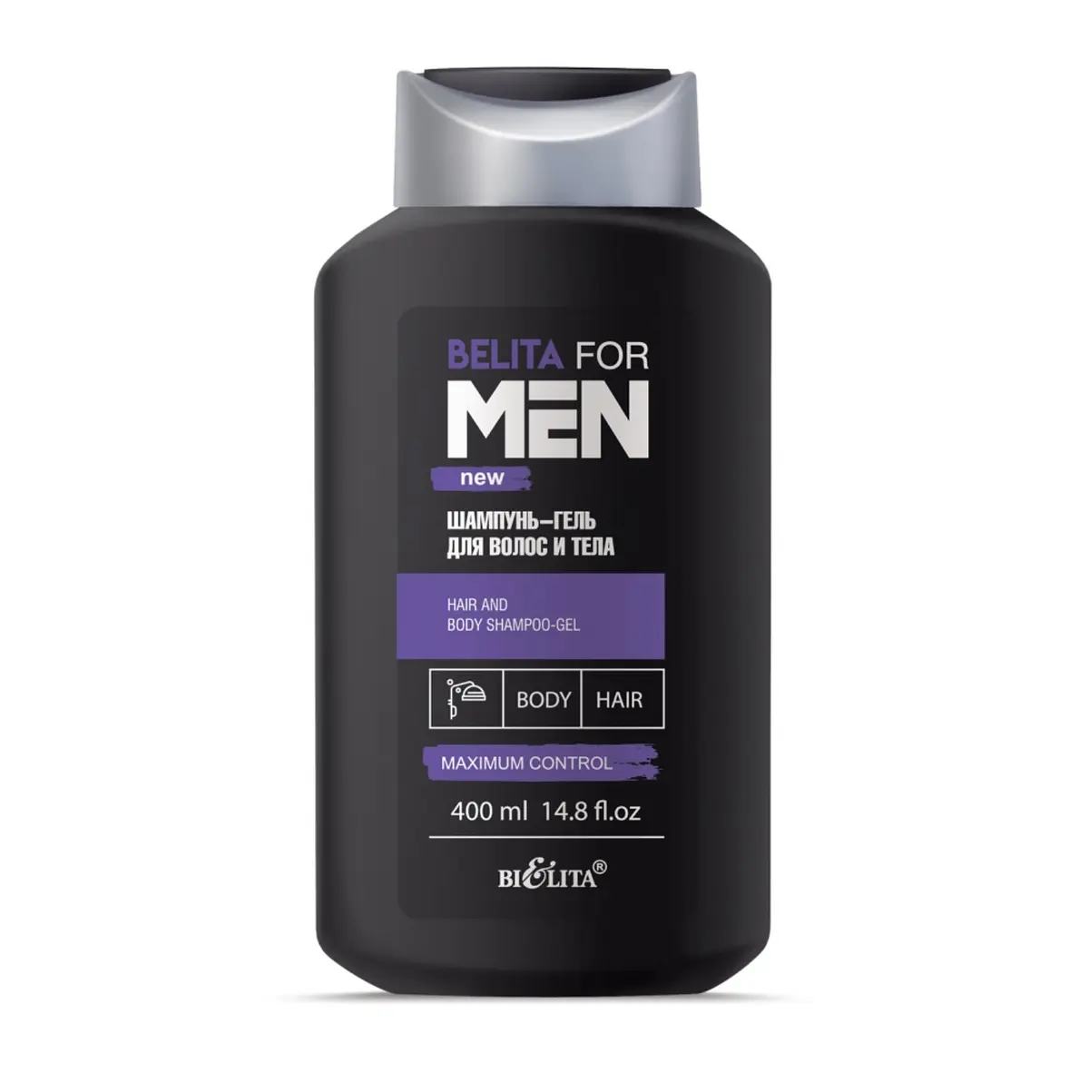 Шампунь-гель Belita For Men питательный 400 мл Белита питательный для волос и тела 400 мл