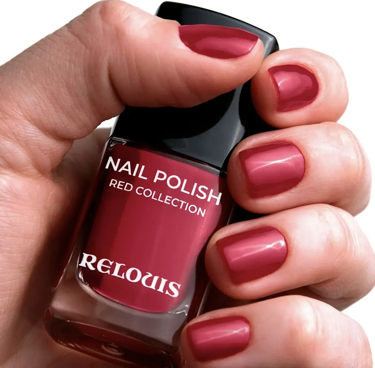 Лак для ногтей Relouis Red Collection №04 красно-малиновый