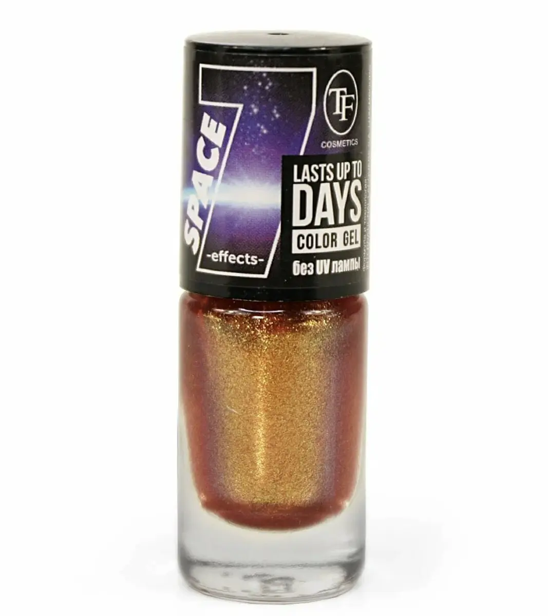 Лак для ногтей TF Cosmetics COLOR GEL SPACE тон 353 Марсианская пыль 8 мл для дизайна ногтей гелевый глянцевый 8 мл