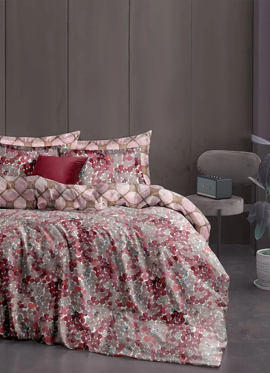 Постельное бельё Mona Liza NEOCLASSIC Coral сатиновое 1,5-спальное розово-бежевое сатиновое 1,5-спальное для спальни розово-бежевое