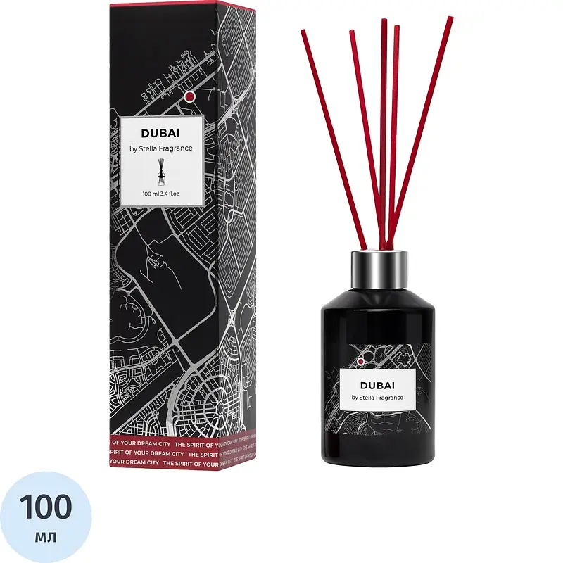 Аромадиффузор Stella Fragrance Дубаи черный пластик