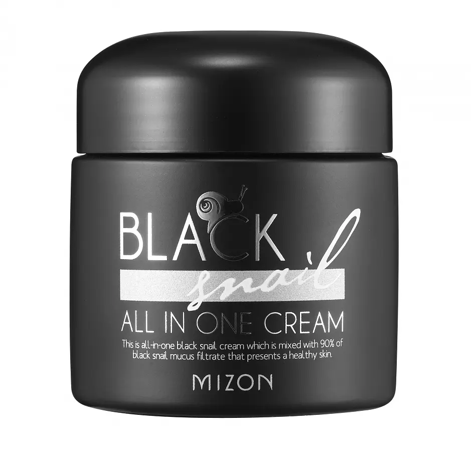 Крем MIZON Black Snail с муцином улитки 75 мл омолаживающий с муцином улитки 75 мл для проблемной и зрелой кожи