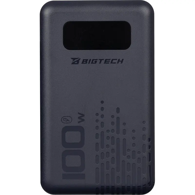 Внешний аккумулятор BigTech 20000 мАч 100W синий 20000 мАч 100W для телефонов и планшетов синий