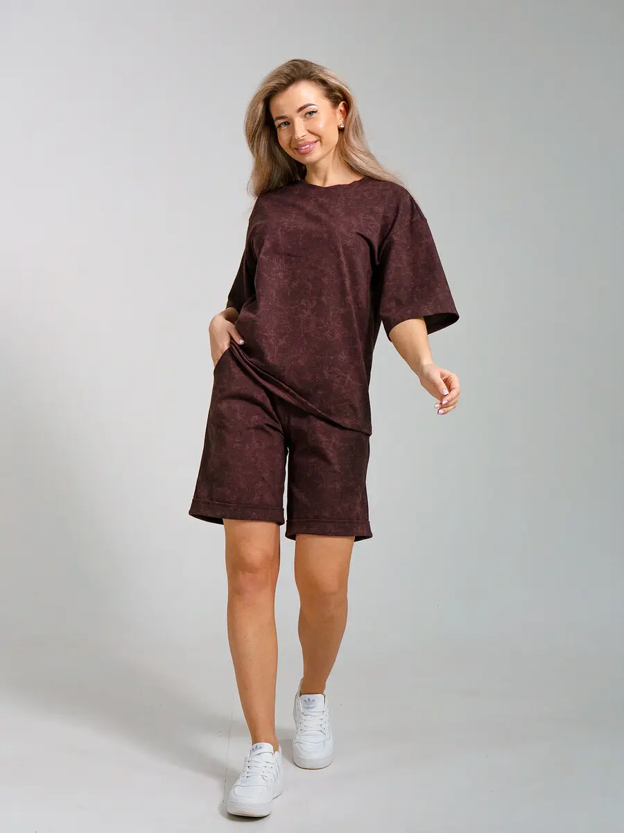 Костюм Nesaden Style хлопковый шоколадный