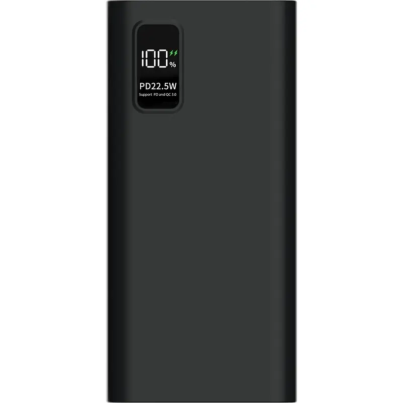 Внешний аккумулятор Pero PB07 30000 мАч 22.5W черный TM Pero 30000 мАч 22.5W для телефонов и планшетов черный