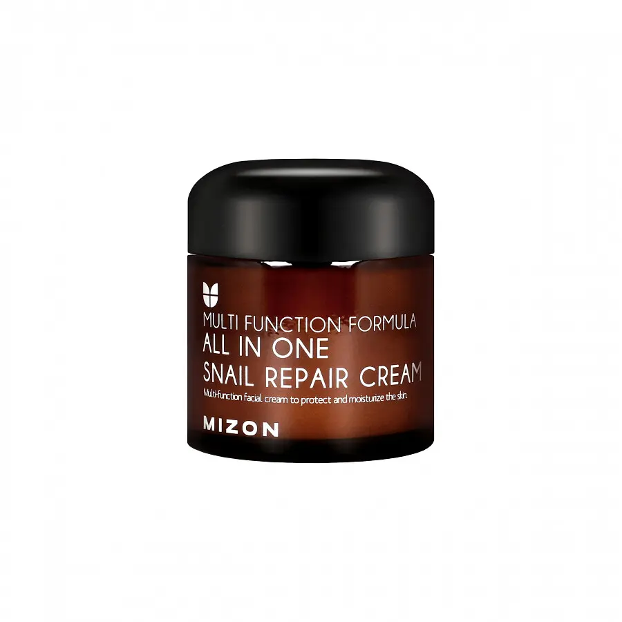 Крем MIZON All In One Snail Repair с муцином улитки 75 мл с муцином улитки 92% увлажняющий питательный 75 мл для любого типа кожи