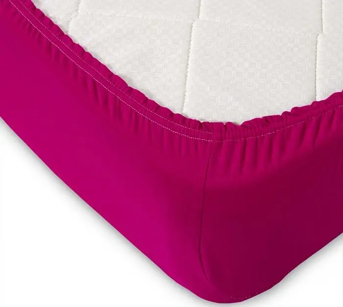 Простыня Viola трикотажная 140×200 см розовая трикотажная 140×200 см на резинке розовая