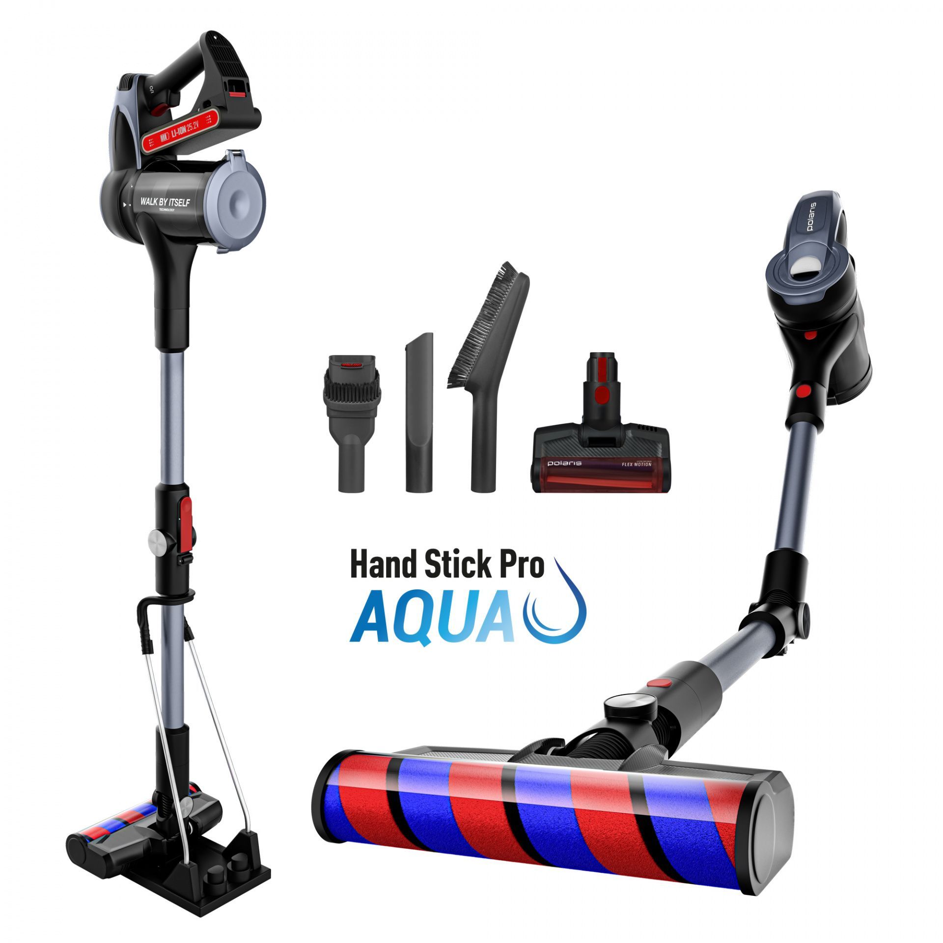 Беспроводной пылесос Polaris PVCS 7090 HandStickPRO Aqua 5055539154309