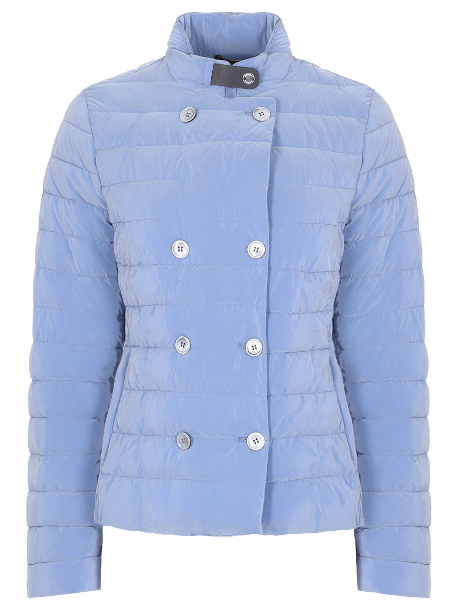 Пуховик стеганый MOORER MODGI100150-TEPA028 CLEMENT-OS LIGHT DENIM
