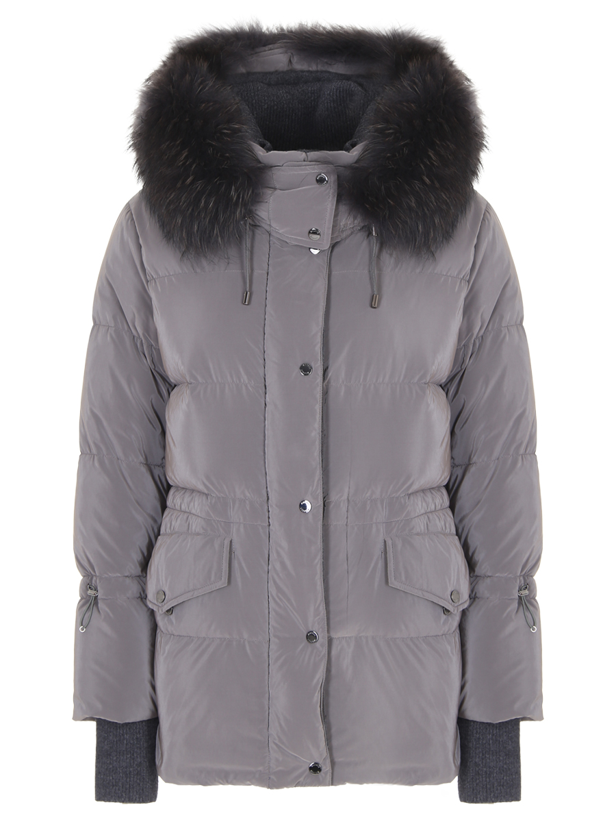 Пуховик стеганый MOORER MODPI100077 RUBINIA BEIGE Темно-