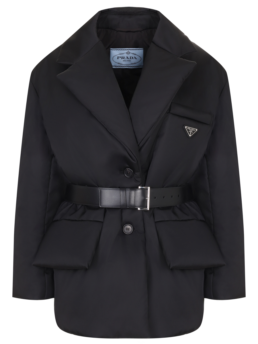 Пуховик однотонный PRADA 29D862S2221WQ8 F0002