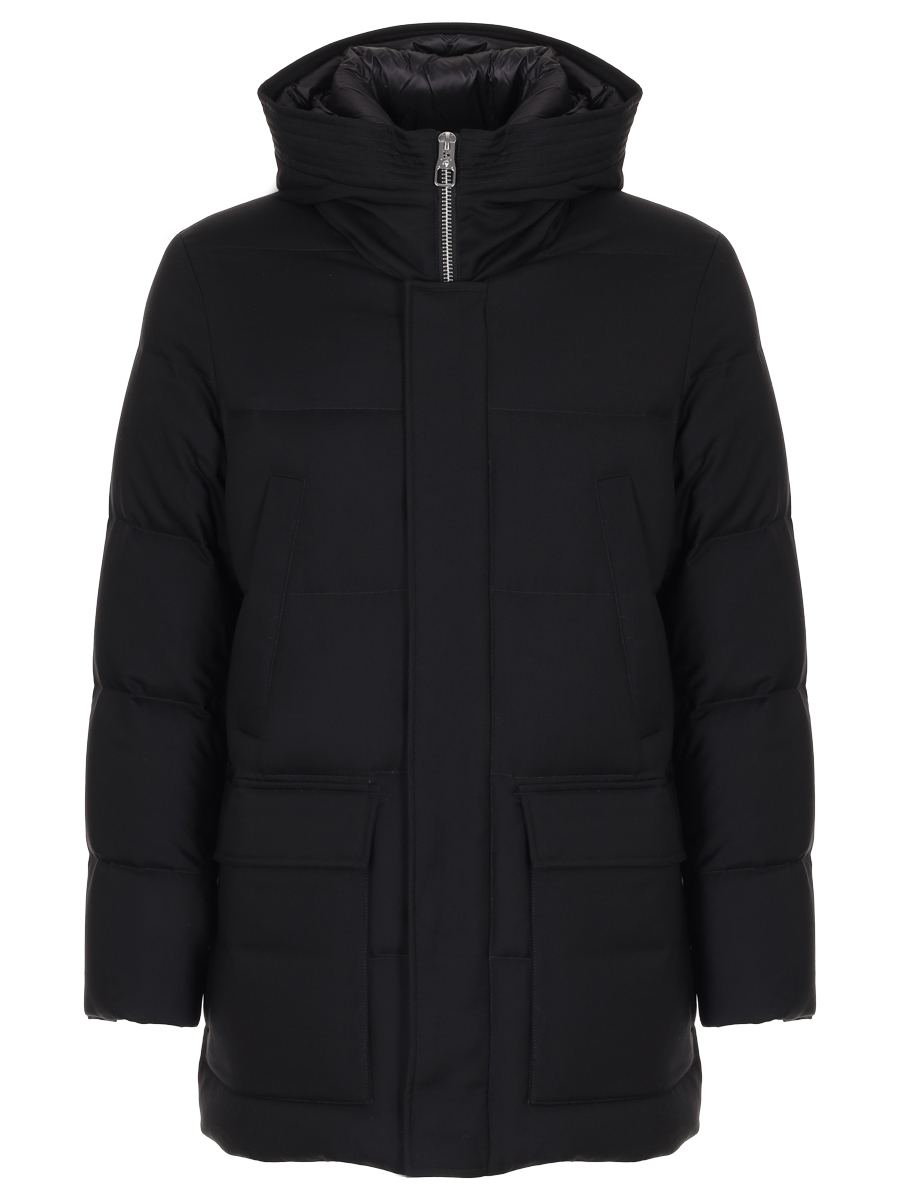 Пуховик стеганый MONTECORE F07MUCX738-106-99-BLACK