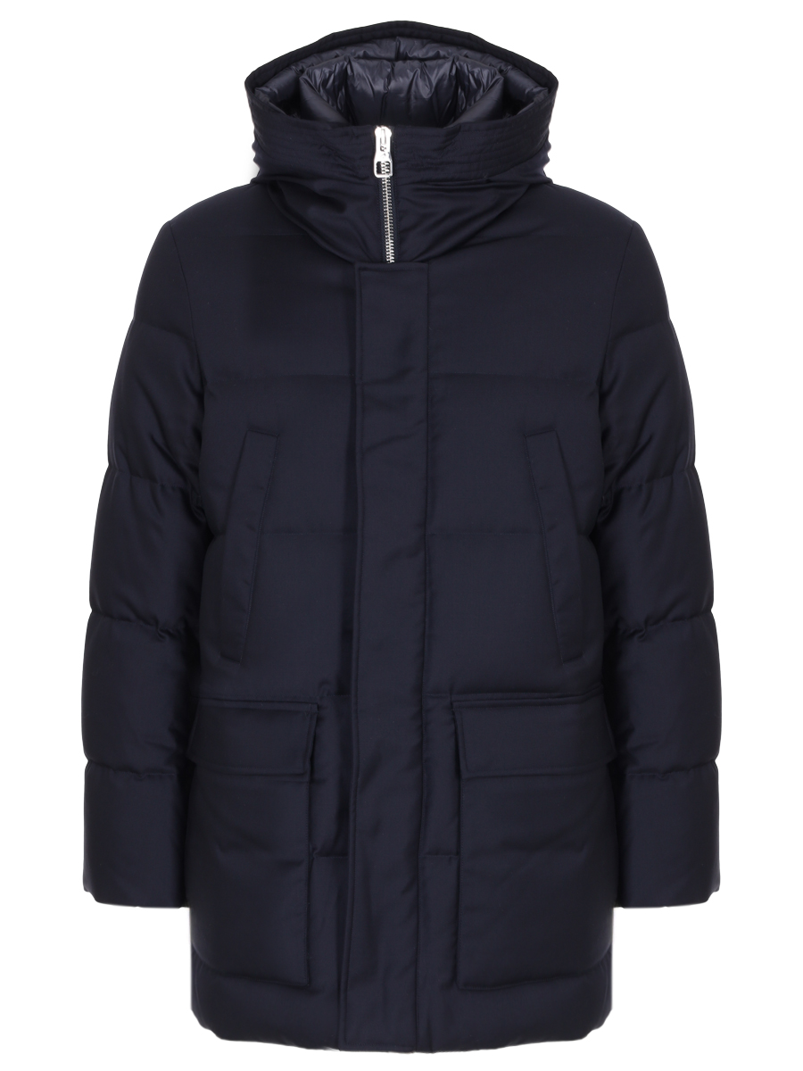 Пуховик стеганый MONTECORE F07MUCX738-106-89-DARK BLUE