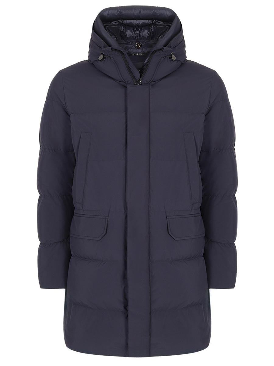 Пуховик стеганый MONTECORE F07MUCX501-161-88-NAVY BLUE Темно-