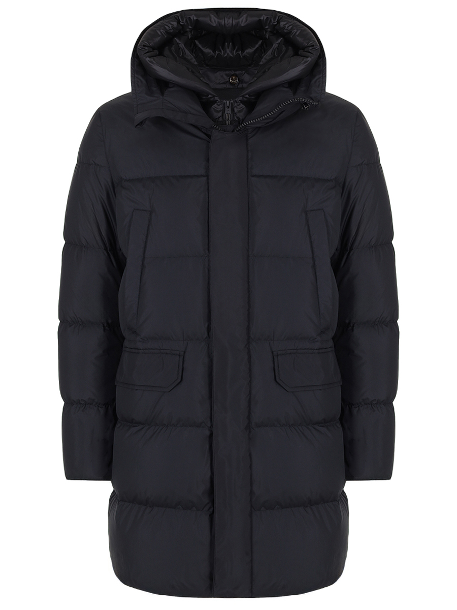 Пуховик стеганый MONTECORE F07MUCX501-268-99-BLACK