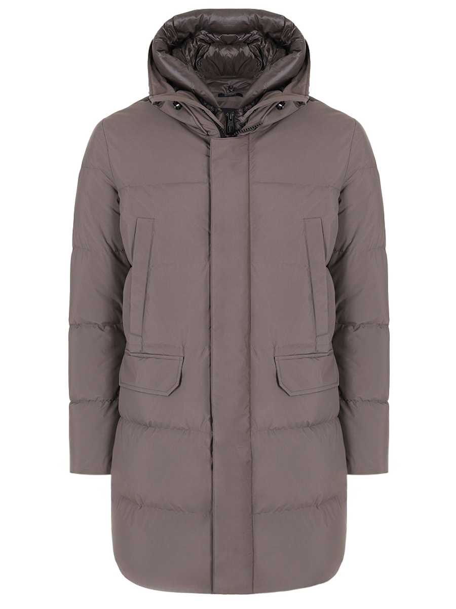 Пуховик стеганый MONTECORE F07MUCX501-161-96-TAUPE