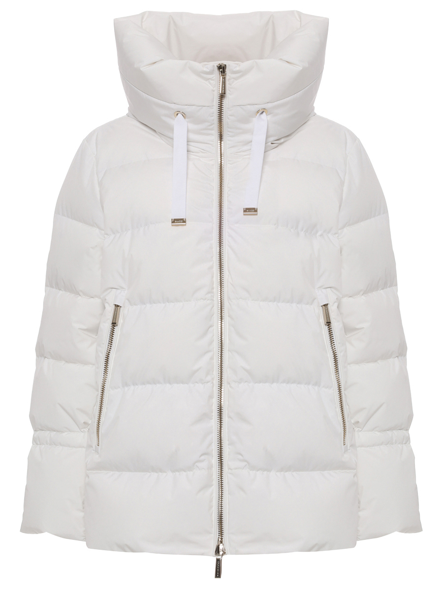 Пуховик стеганый MOORER GADIA-MODPI200001 BLANC