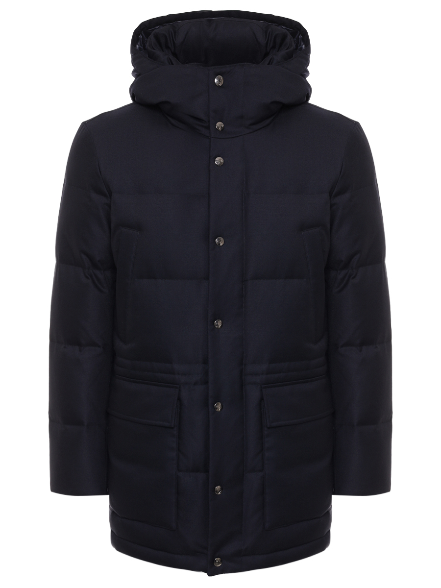 Пуховик шерстяной MONTECORE F09MUCX824-106-89-DARK BLUE
