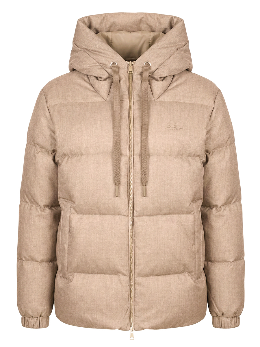 Пуховик стеганый MC2 SAINT BARTH GENEVE FLANNEL - 11 BEIGE
