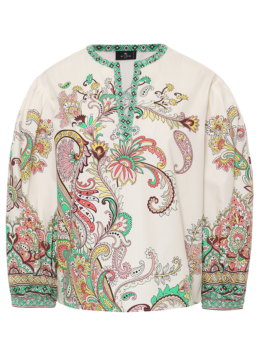 Блуза хлопковая ETRO WRJA0088 99SP5B9X0802