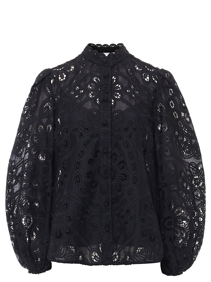 Блуза хлопковая ZIMMERMANN 4253TSS251/Black