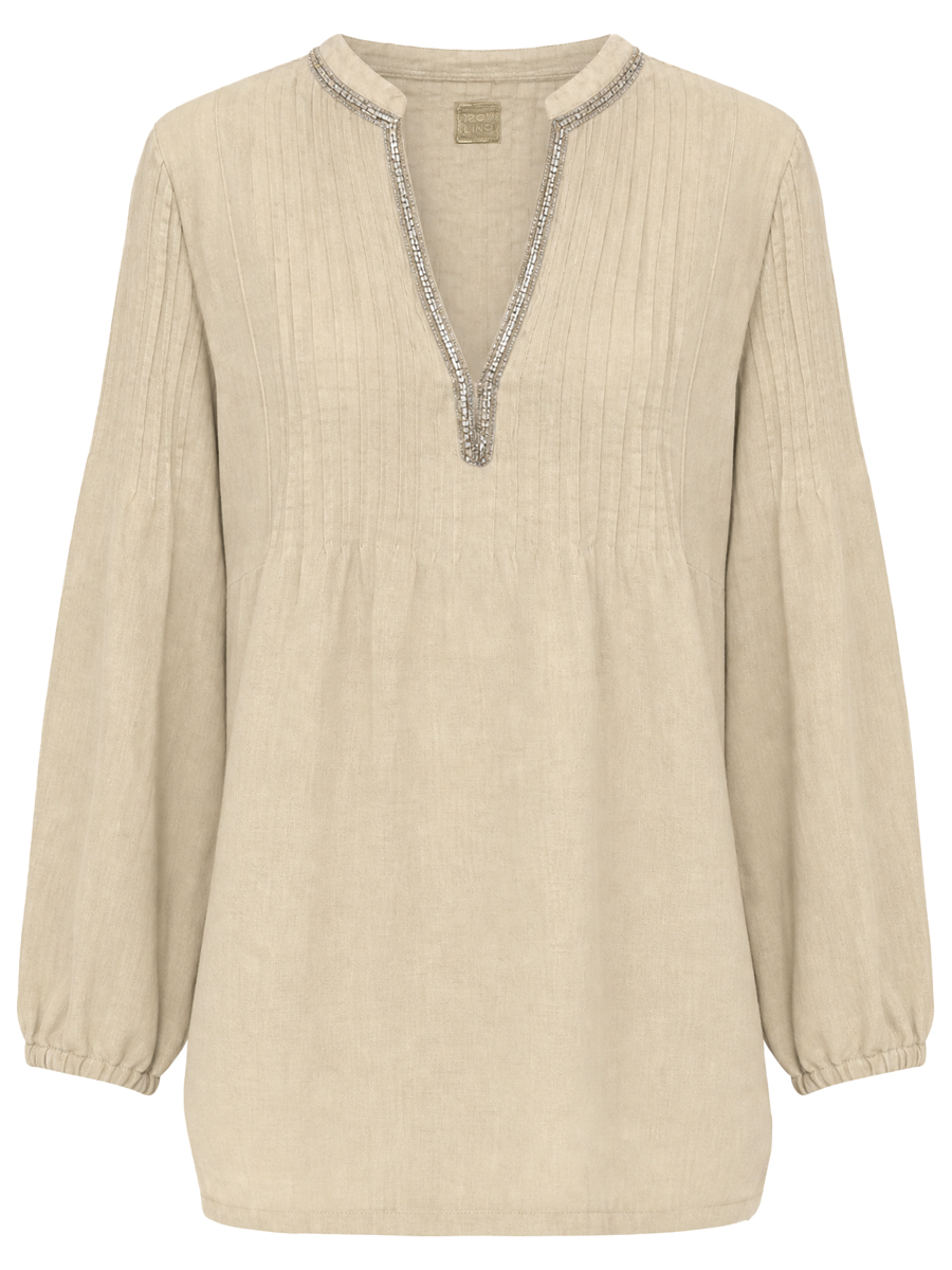 Блуза льняная 120% LINO 33ALIW1388 0000115 901
