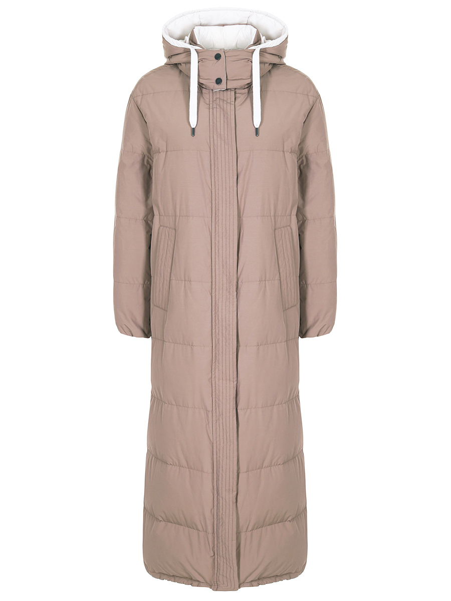 Пуховик удлиненный стеганый BRUNELLO CUCINELLI MB5749588 C7957