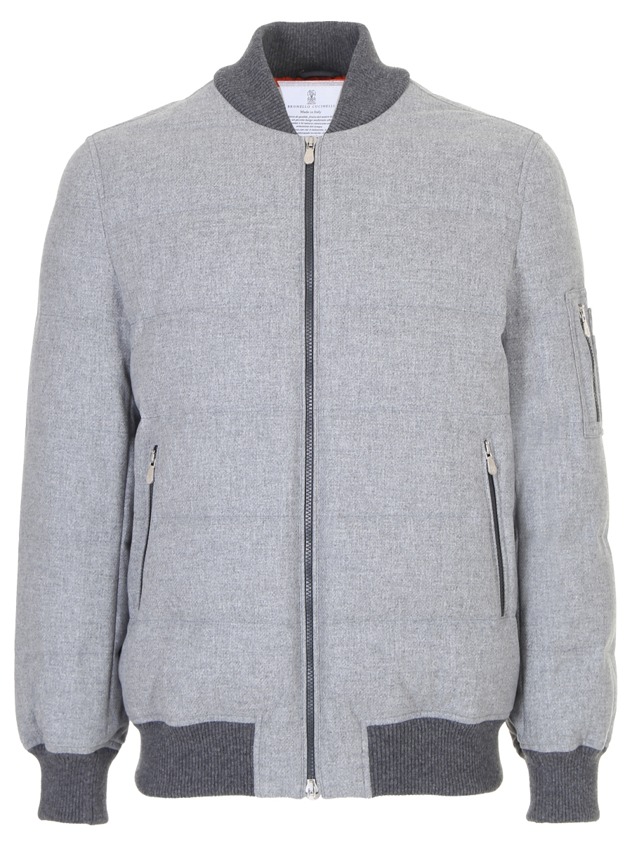 Пуховик шерстяной BRUNELLO CUCINELLI MM4851879 CIP41