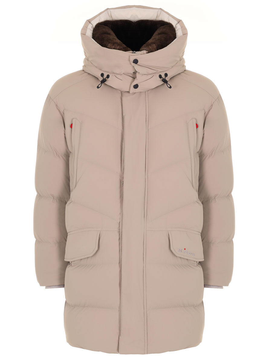 Пуховик стеганый KITON UW1272V0390B01001