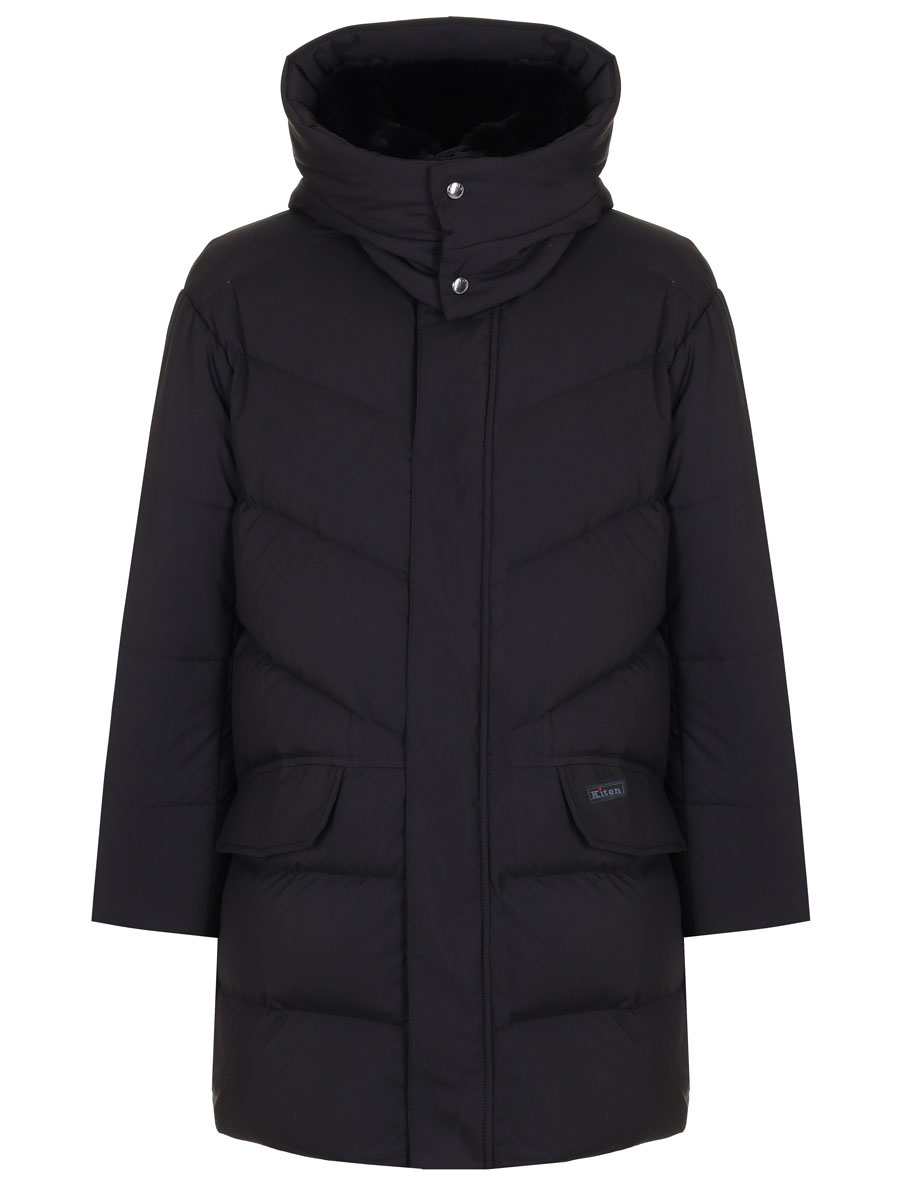 Пуховик стеганый KITON UW1538YC402001