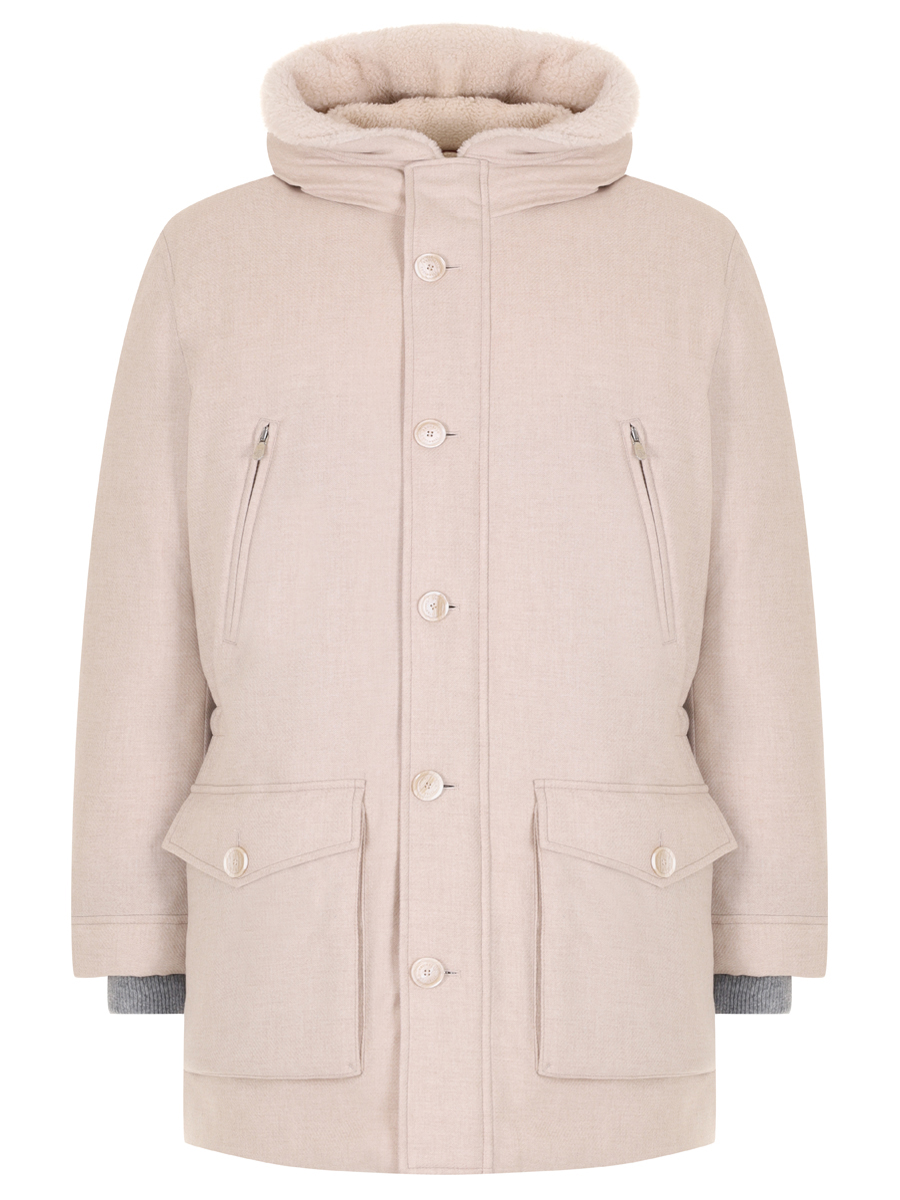 Пуховик с капюшоном BRUNELLO CUCINELLI MM4851948 CJW18
