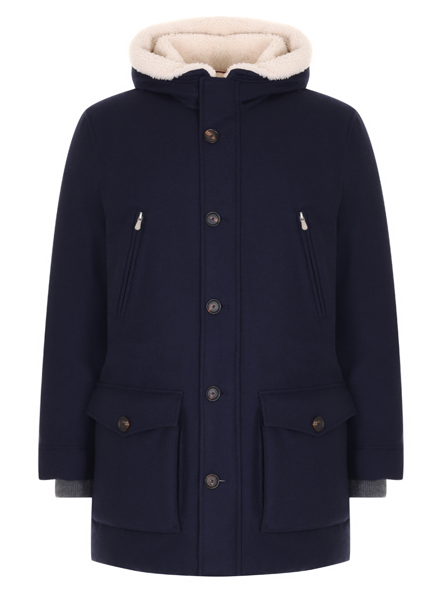 Пуховик с капюшоном BRUNELLO CUCINELLI MM4851948 CUX35