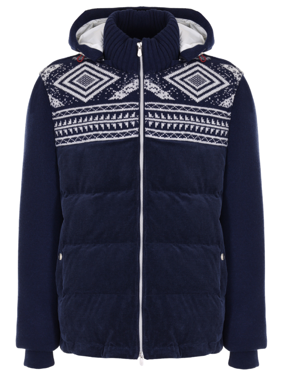 Пуховик стеганый BRUNELLO CUCINELLI MQ4351950 CLI76