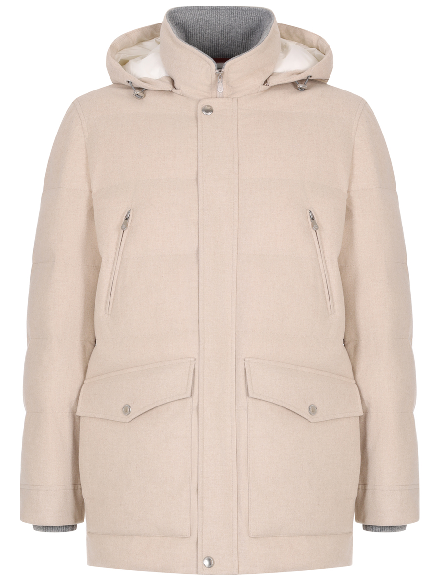 Пуховик шерстяной BRUNELLO CUCINELLI MM4631823 CID85