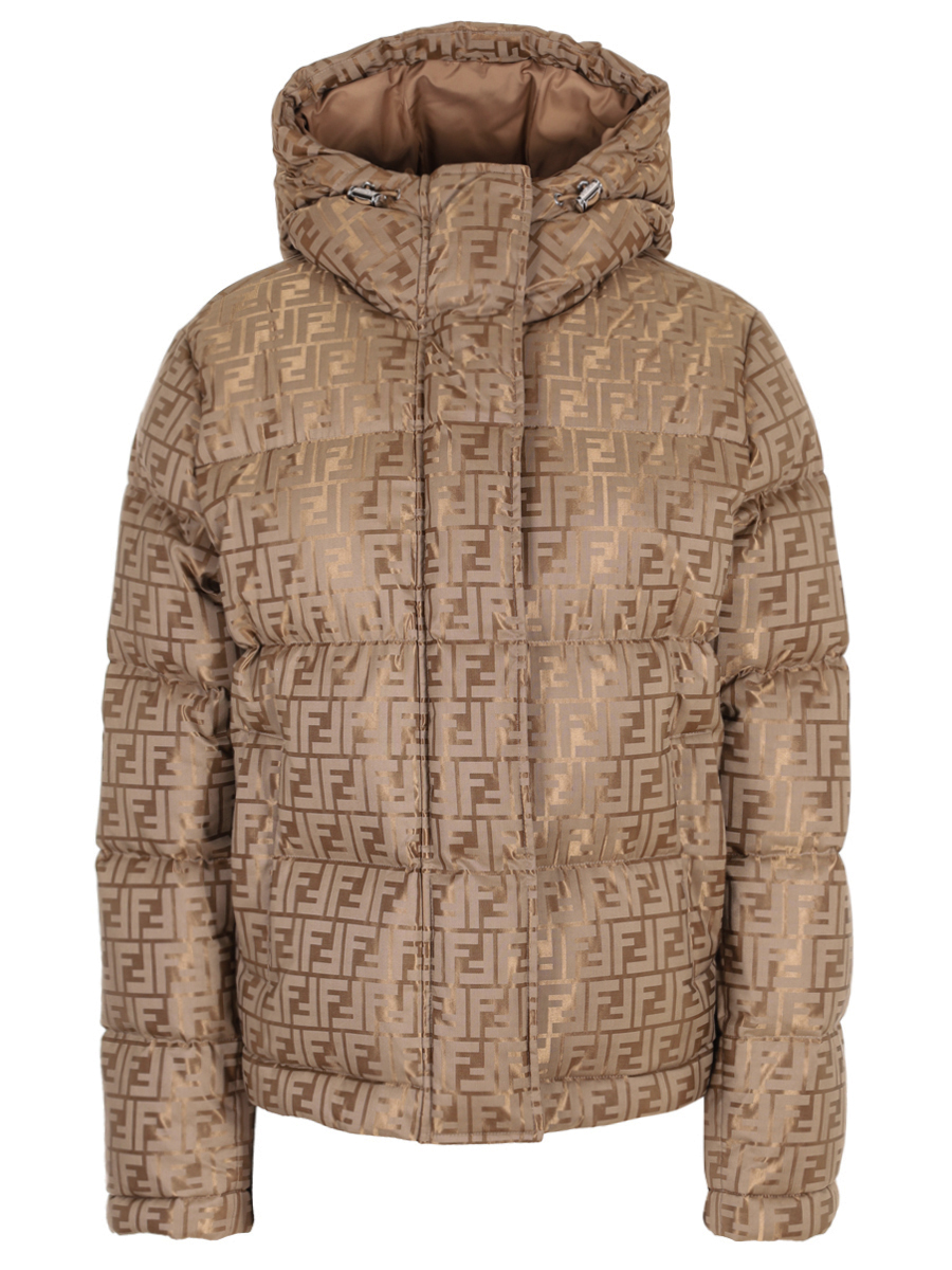 Пуховик стеганый FENDI FAN129 AK9Z F1PNO