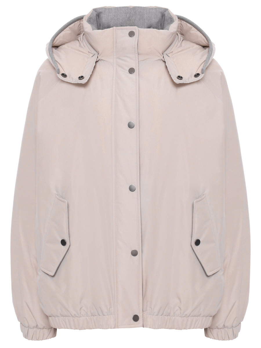 Пуховик однотонный BRUNELLO CUCINELLI MG5017852 C7958