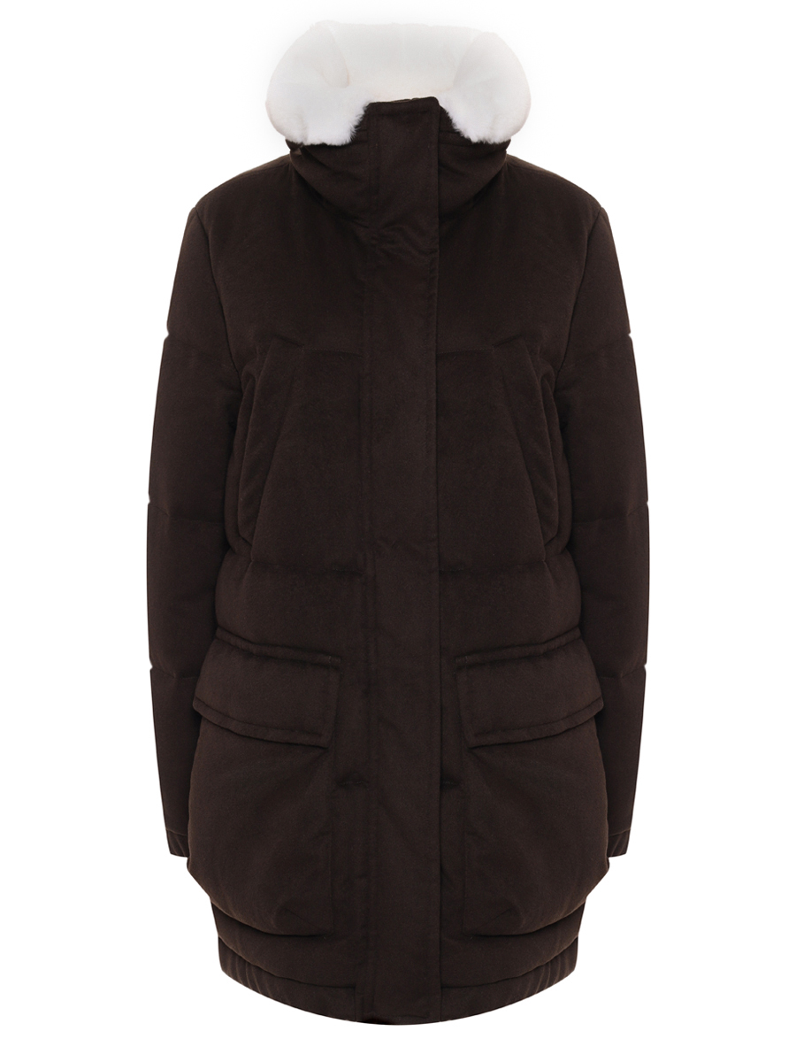 Пуховик кашемировый KITON D58609K0583G01000