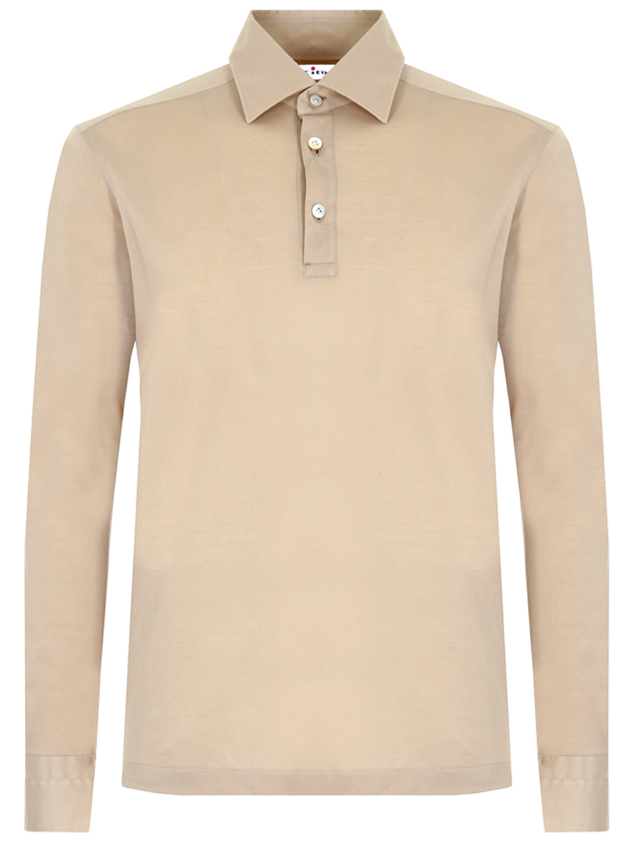 Поло хлопковое KITON UMCPOSH0808304000