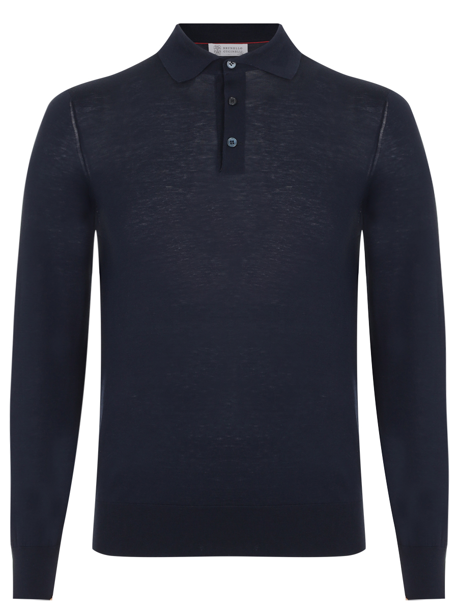 Поло хлопковое BRUNELLO CUCINELLI MSE804815 C2425